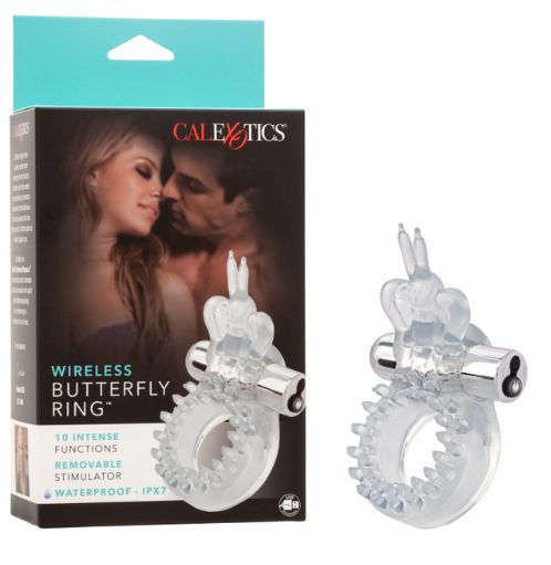 Wireless Butterfly Ring™ (Rechargeable), Color: Clear