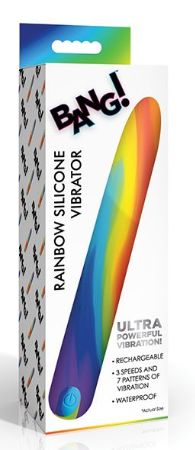 Bang! Rainbow Silicone Vibrator