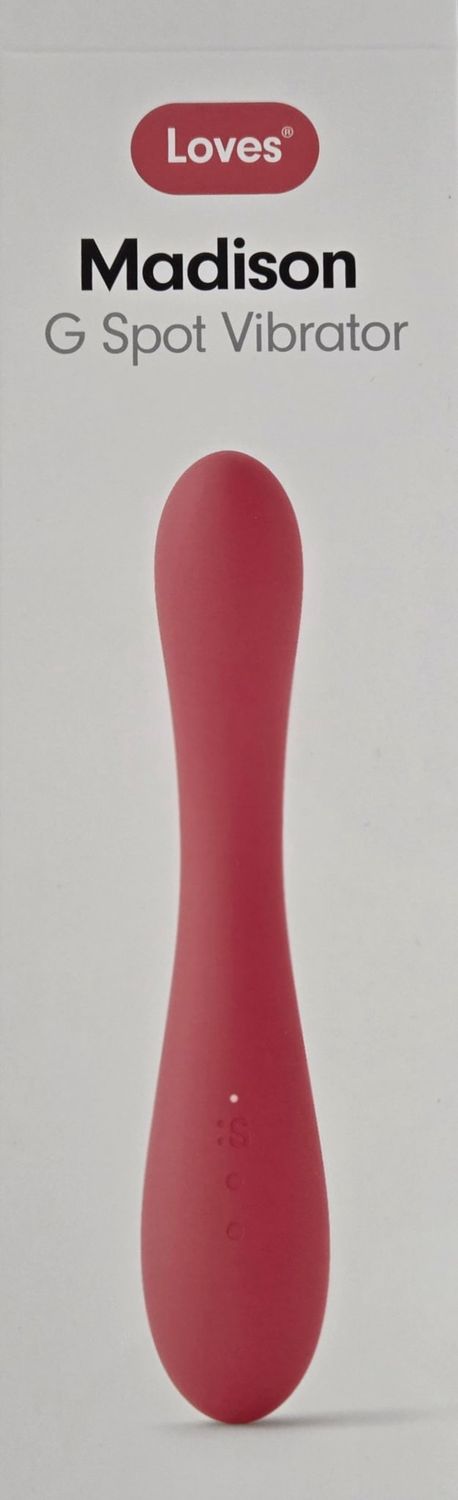 Madison G Spot Vibrator, Color: Red