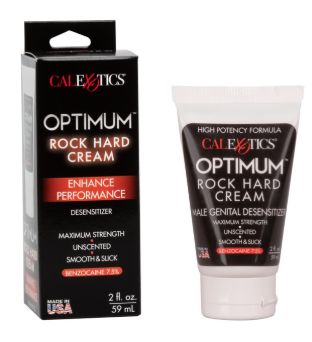 Optimum® Rock Hard Cream 2oz - Packaged