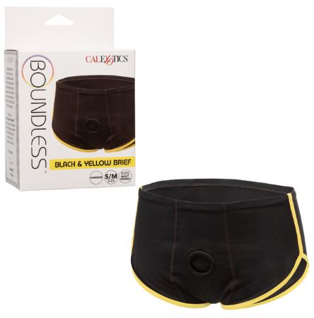Boundless™ Black &amp; Yellow Brief, Size: S/M