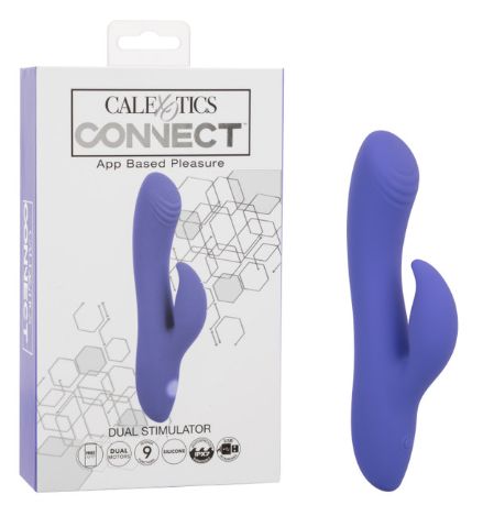 CalExotics Connect® Dual Stimulator, Color: Purple