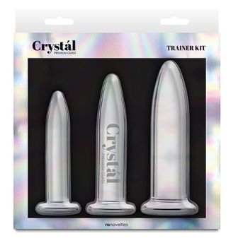 Crystal Anal Trainer Kit - Clear 3 pc Set