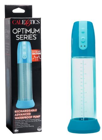 Optimum Series® Rechargeable Advanced Waterproof Pump, Color: Blue