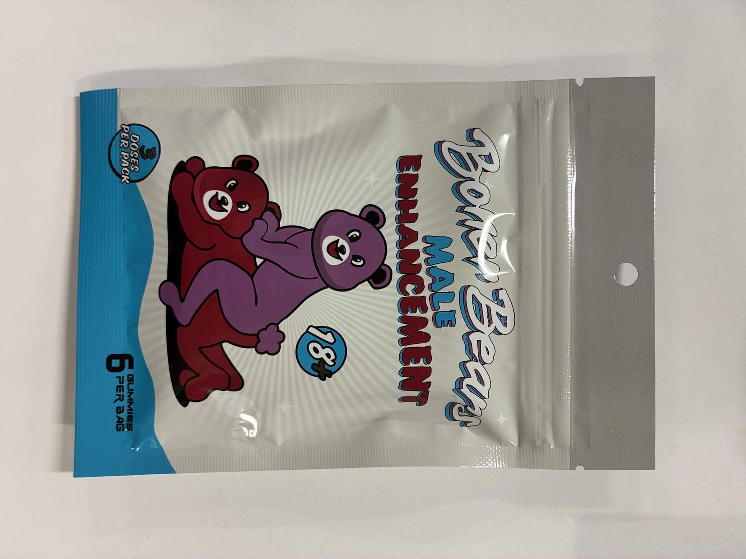 Boner Bear Gummies, Size: 3pk, Variation1: Candy