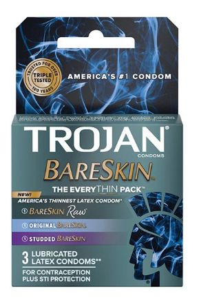 Trojan BareSkin EveryTHIN Condom, Size: 3pc