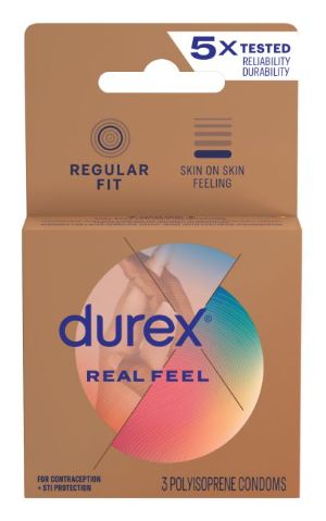 Durex Avanti Real Feel Non Latex Condoms, Size: 3pk