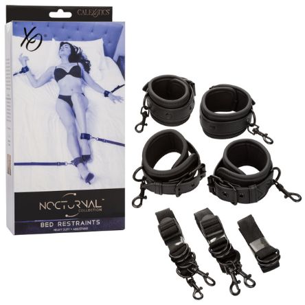 Nocturnal® Collection Bed Restraints, Color: Black