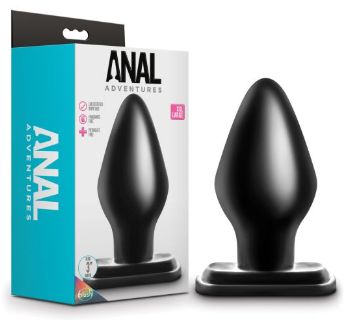 Blush Anal Adventures XXL Plug, Color: Black