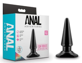 Blush Anal Adventures Easy Plug, Color: Black