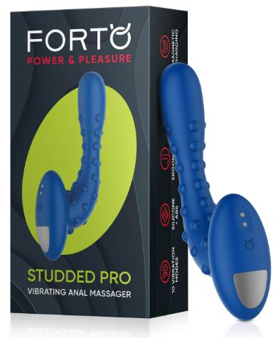 FORTO STUDDED PRO MASSAGER, Color: Blue
