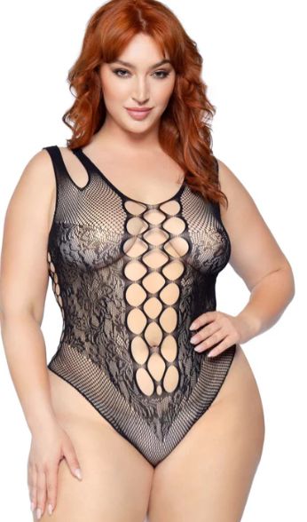 Net and Lace Bodysuit