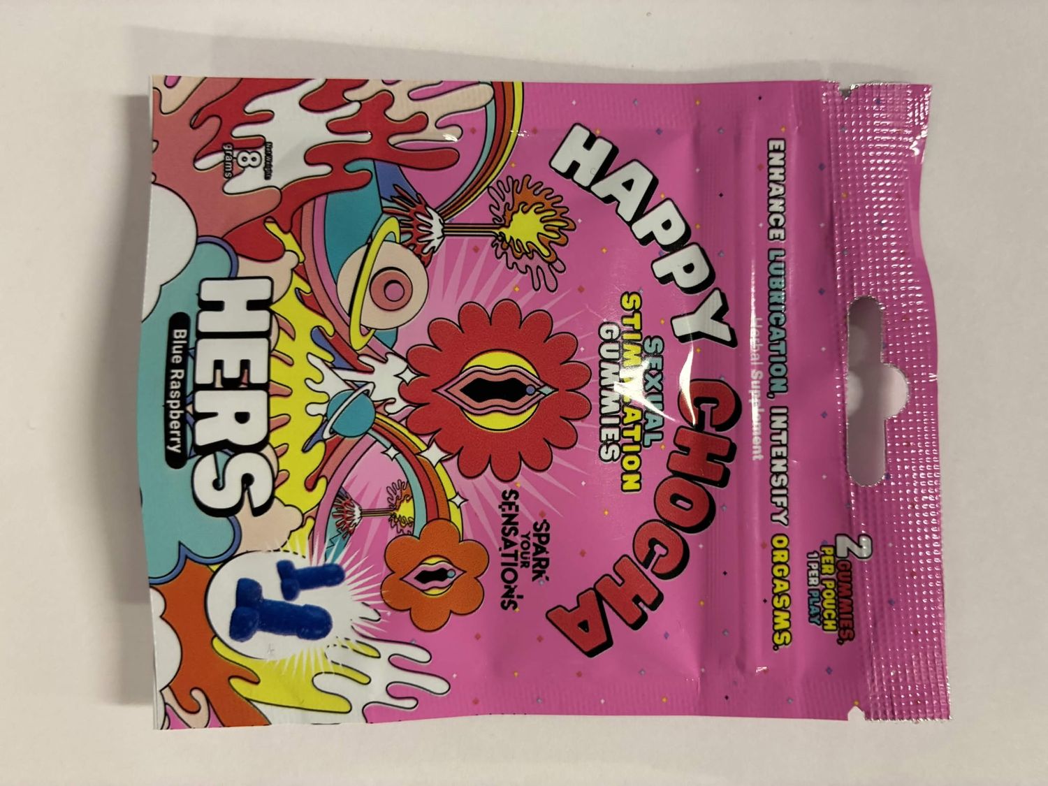 Happy Chocha - Blue Raspberry, Variation1: Gummies
