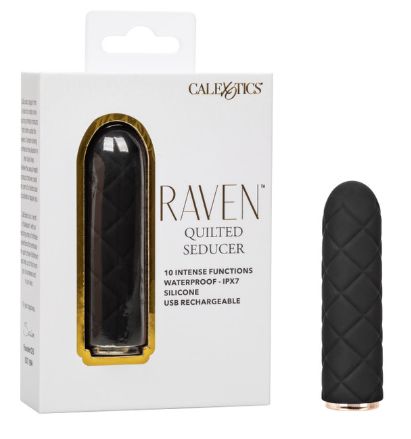 Raven® Quilted Seducer, Color: Black