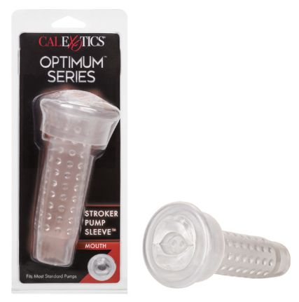 Optimum Series® Stroker Pump Sleeve™ Mouth, Color: Clear