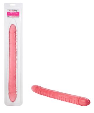 Veined Double Dong 18" - Pink