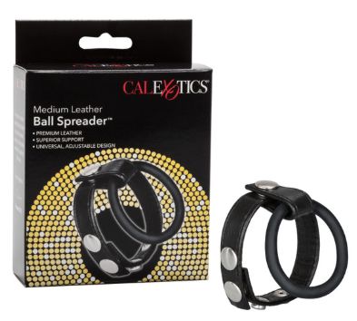 Medium Leather Ball Spreader™, Color: Black