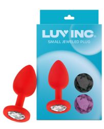 Jp: Jeweled Plug w/ 3 Stones, Size: Small