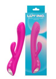 DR42: Double Thumping Rabbit Vibrator, Color: Pink