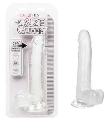 Size Queen® 8"/20.25 cm, Color: Clear