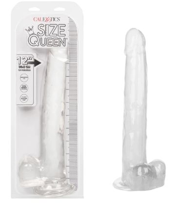 Size Queen® 12"/30.5 cm, Color: Clear