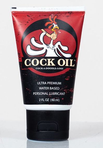 Cock Oil Water Based Lubricant, Size: 2 oz Squeeze Tube