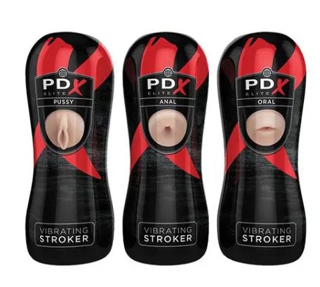 PDX Elite Vibrating Strokers, Variation1: Pussy