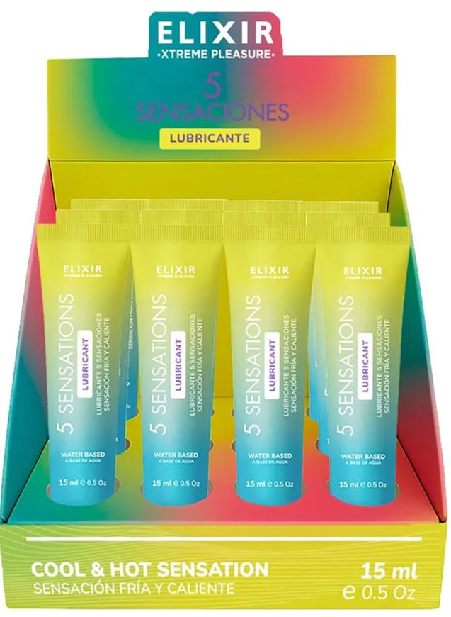 Elixir 5 Sensations Lubricant 0.5 oz.