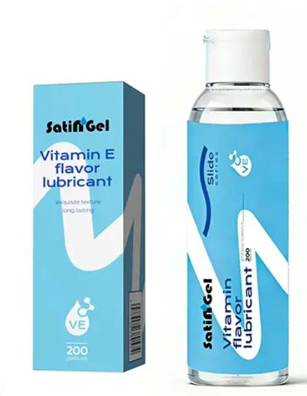 Satin Gel - 200 Gram bottle(7.05oz), Flavor: Vitamin E (Unflavored)