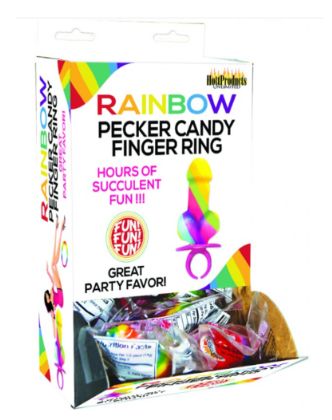Rainbow Cock Ring Pop