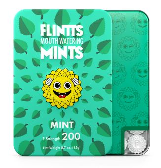 Flintts Mouth Watering Mints Mint - F-Strength 200