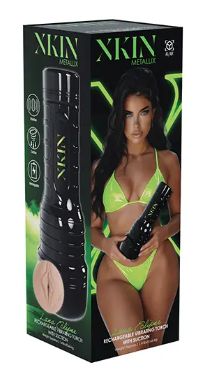 Shots Xkin Lana Eclipse Vibrating Torch Masturbator