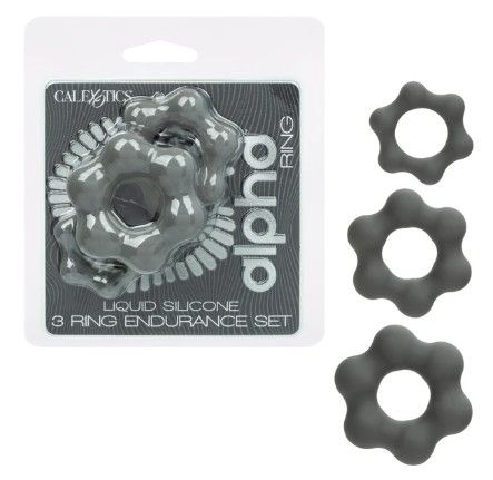 Alpha™ Liquid Silicone 3 Ring Endurance Set
