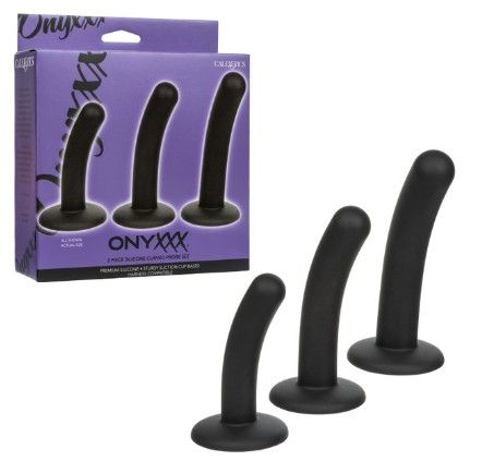Onyxxx® 3 Piece Silicone Curved Probe Set