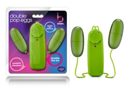 B Yours Double Pop Eggs, Color: Lime