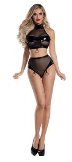 Womens Cinta Banded 2-Piece Set, Size: S/M