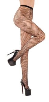 Womens Basic Net Tights, Size: S/M