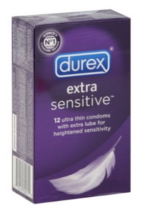 Durex Extra Sensitive Condoms Lubricated - 12 Pack