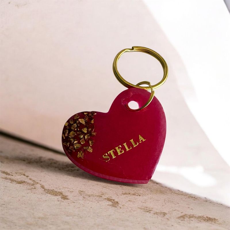 Médaille pour chien en forme de cœur – personnalisée et sécurisante