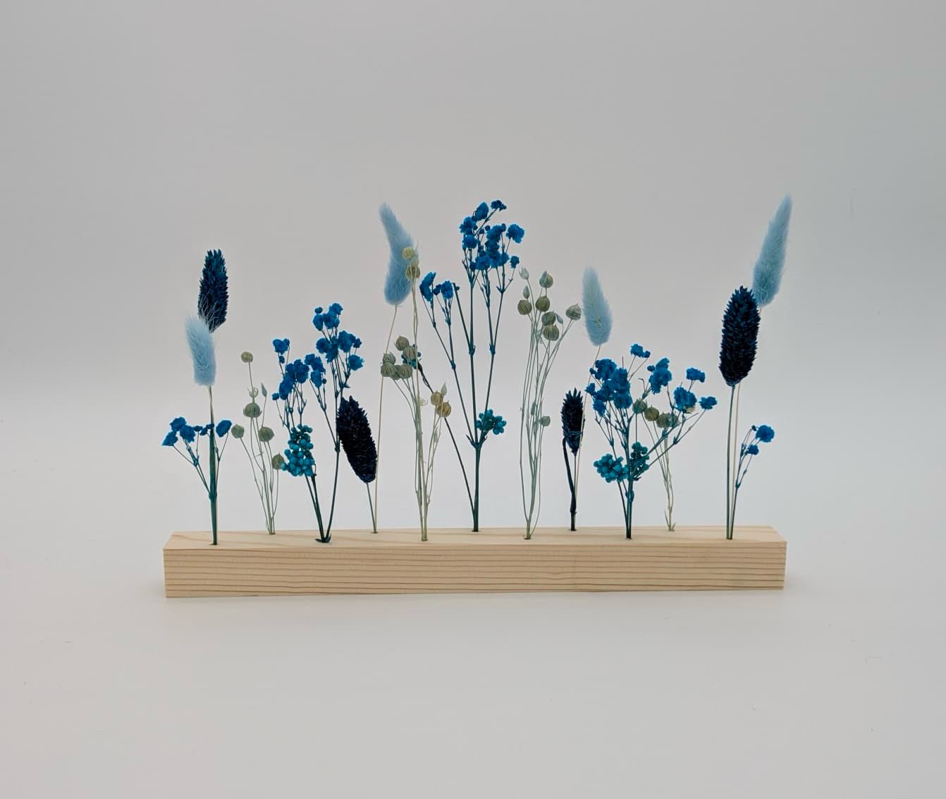 Blue Floral Flower Bar