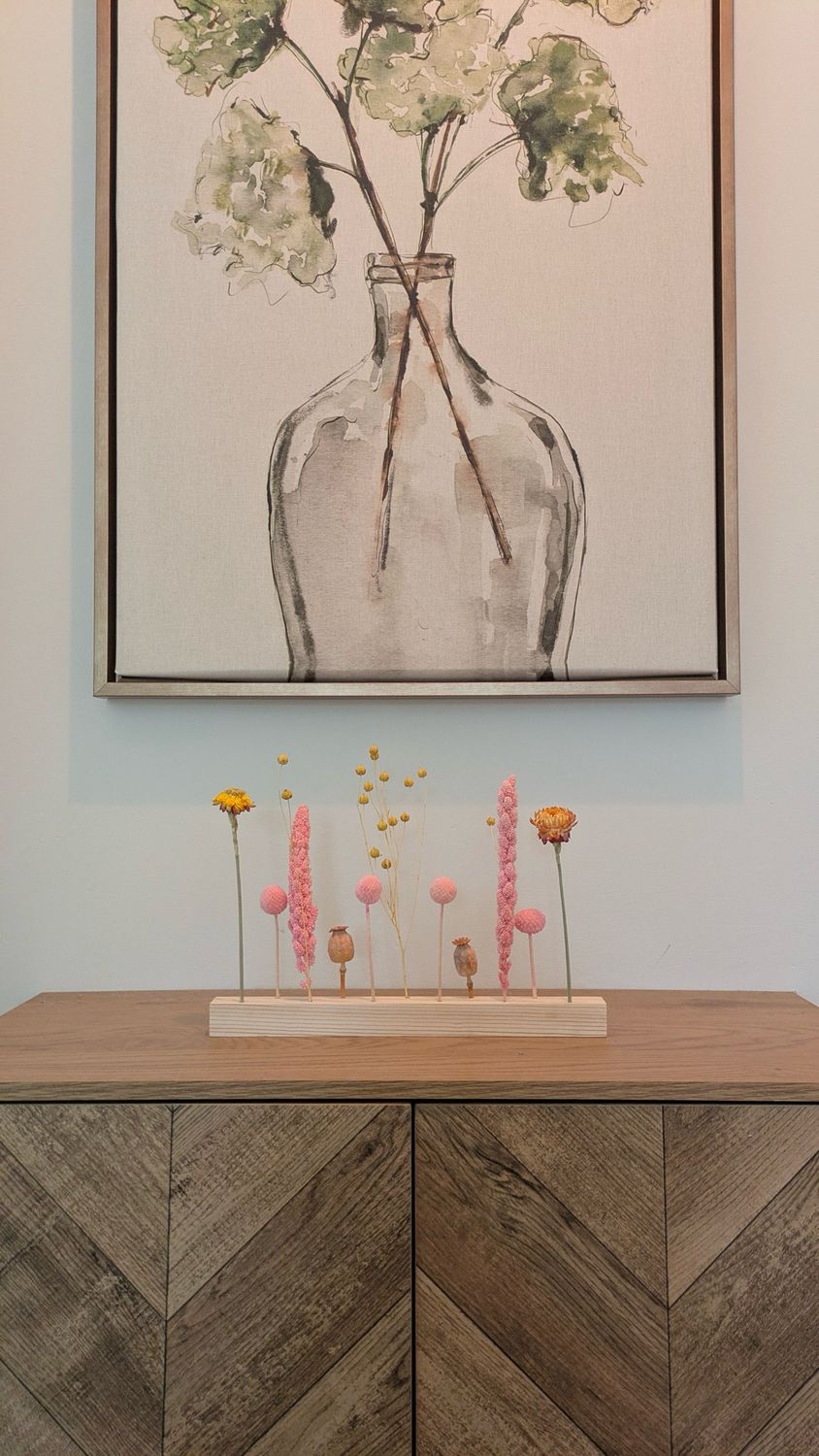 Pink & Yellow Flower Bar