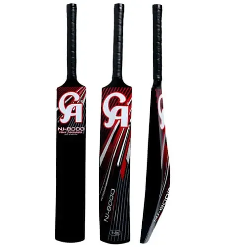 CA NJ 8000 Cricket Fiber Bat - Tape Ball &amp; Tennis Ball Cricket Bat
