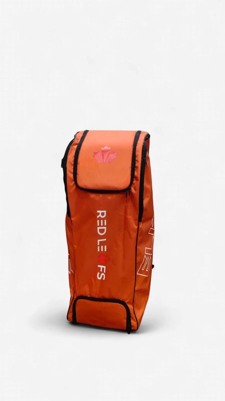 Red Leafs Elite Duffle Wheelie Kit Bag - Fluorescent Orange