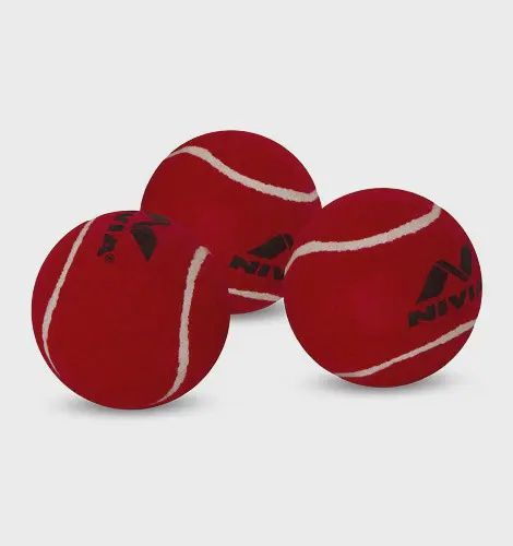Nivia Tennis Ball (Red) - Pack of 12