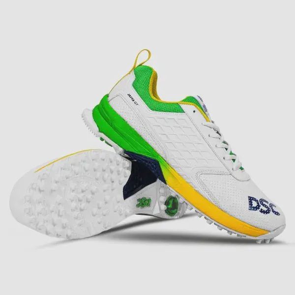 DSC Jaffa GT Cricket Shoes Yellow/Green, Shoe Size: UK10/US11