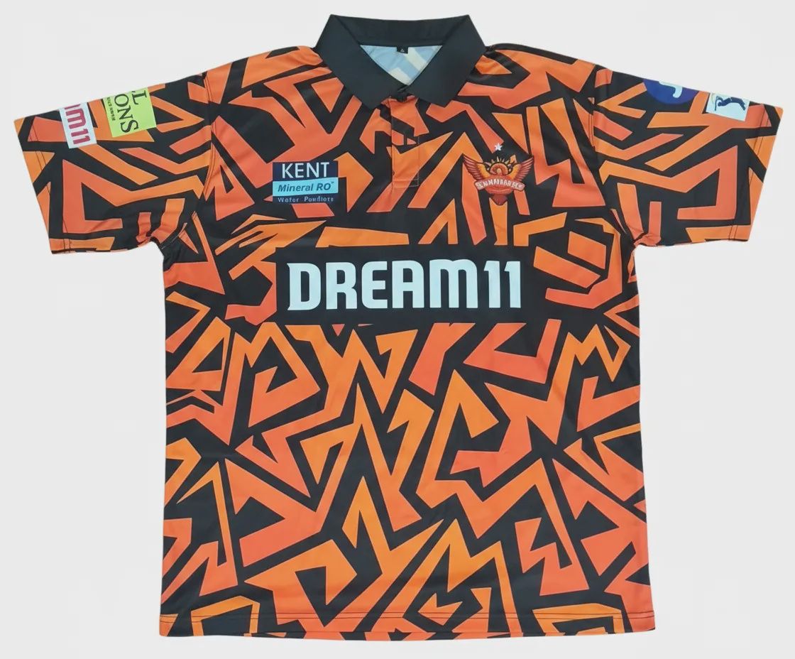 Sunrisers Hyderabad - IPL Replica Jerseys 2025, Garment Size: 2XL