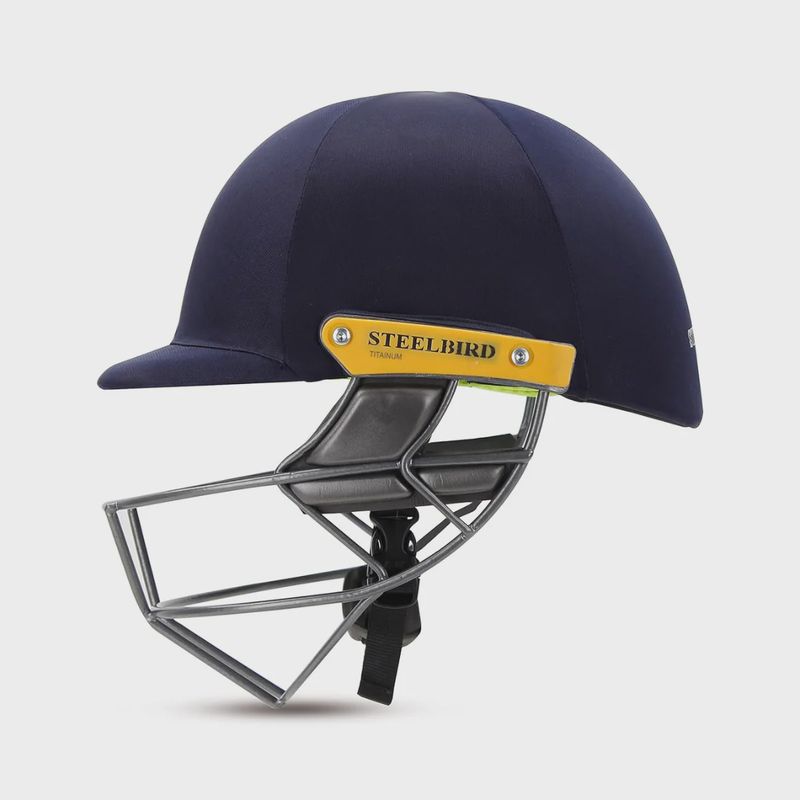 Steel Bird MS Cricket Helmet - Navy Blue
