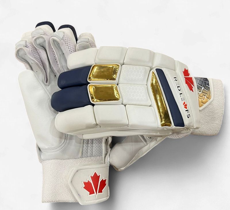 RLS Batting Gloves - Signature Edition - Navy/Gold