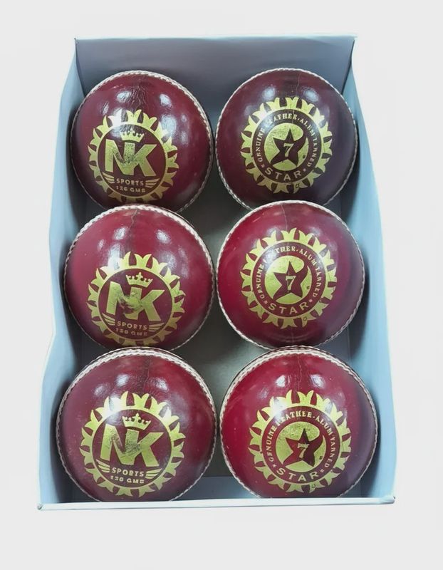 NK 7-Star Premium Leather Cricket Ball