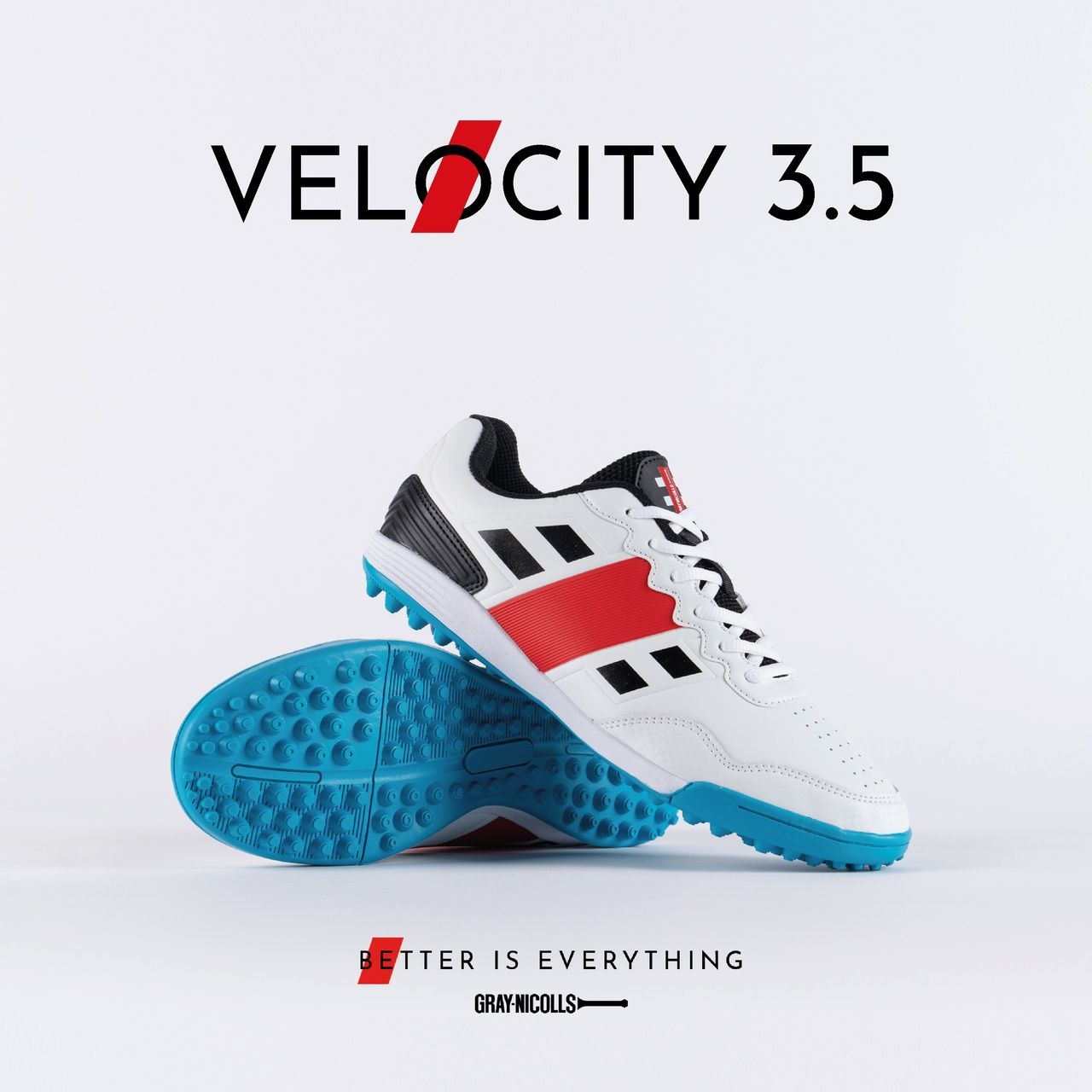 Gray Nicolls Velocity 3.5 Rubber Cricket Shoes, Shoe Size: UK10/US11